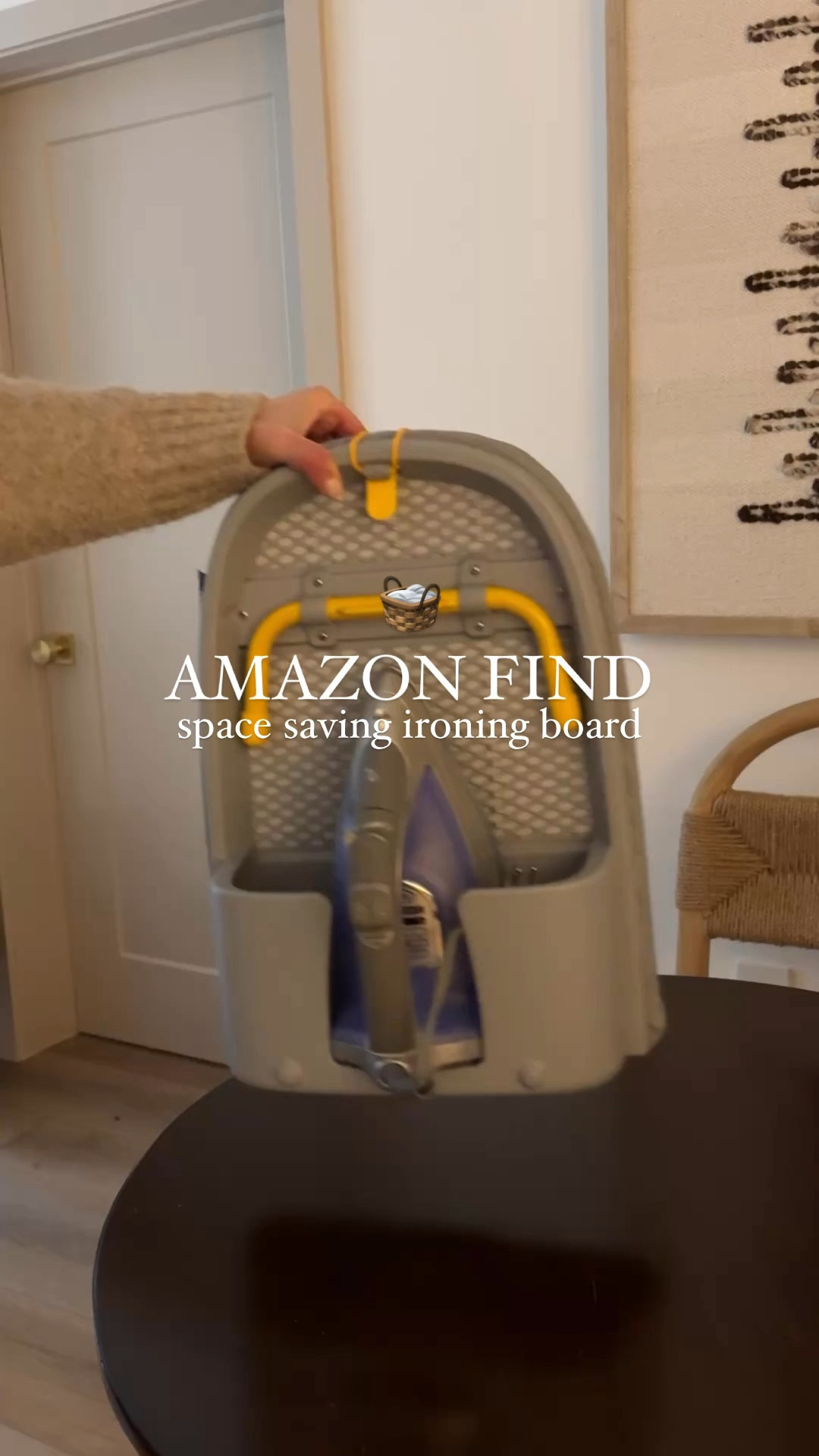 My huge ironing board was always getting in my way! If you are tighter on space in your home then this is such a great solution - always amazing for dorm rooms! 

#LTKFamily #LTKHome #LTKSaleAlert