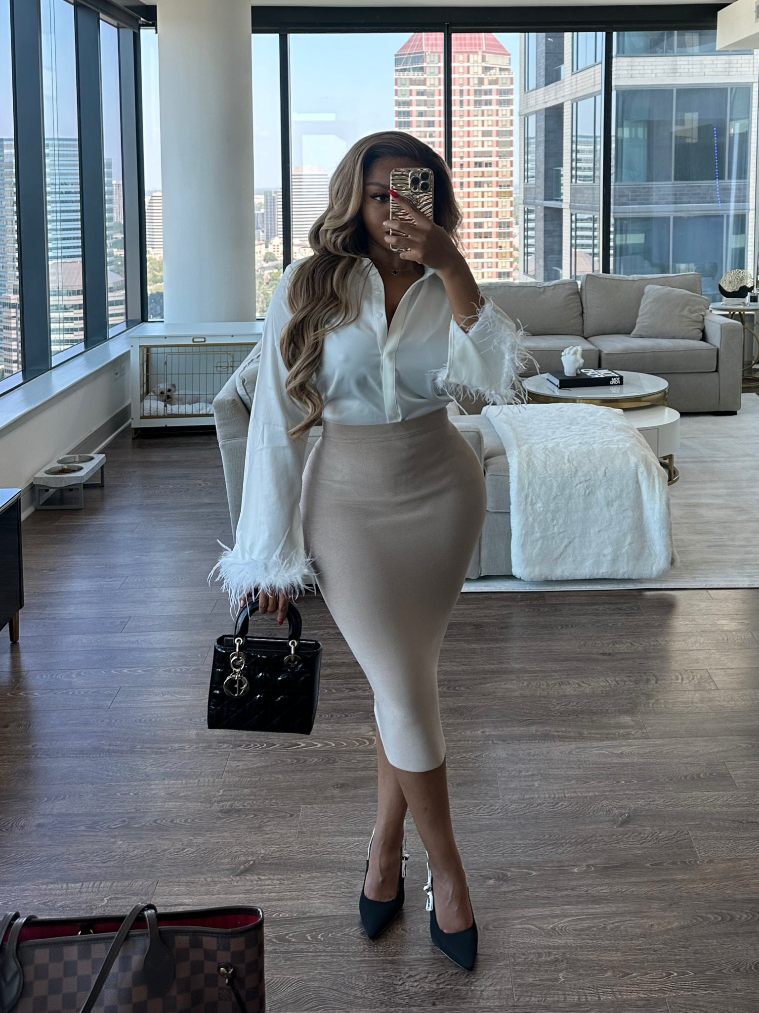 Classy Outfit, house of cb skirt out of stock. Tagged a similar one! Top size 6 

#LTKHoliday #LTKWorkwear #LTKStyleTip