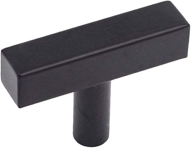 5Pack goldenwarm Drawer Pull Knobs Black Kitchen Cabinet Knobs - LSJ22BK Square Bar Cabinet Pull ... | Amazon (US)