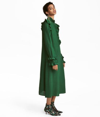 H&M Ruffle-trimmed Dress $59.99 | H&M (US)