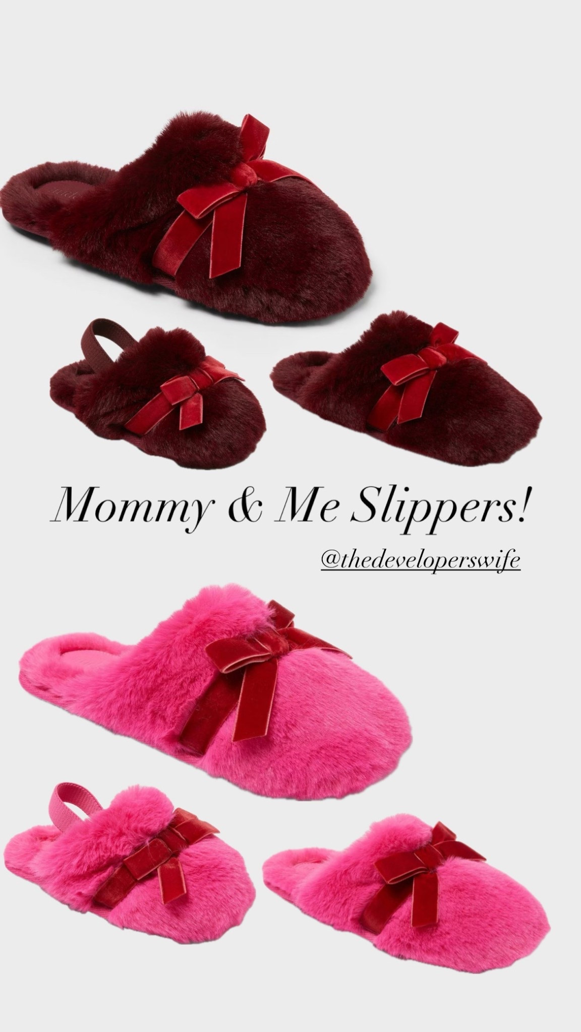 Mommy & Me Slippers- Women, Girls & Toddlers

#LTKKids #LTKSaleAlert #LTKHoliday