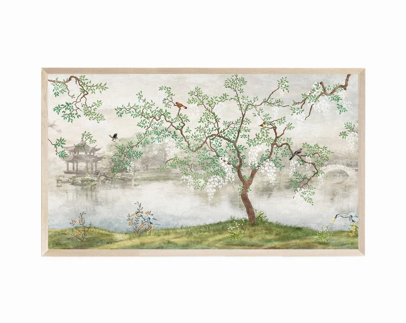 Samsung Frame TV Art Spring Asian Landscape Frame TV Art | Etsy | Etsy (US)