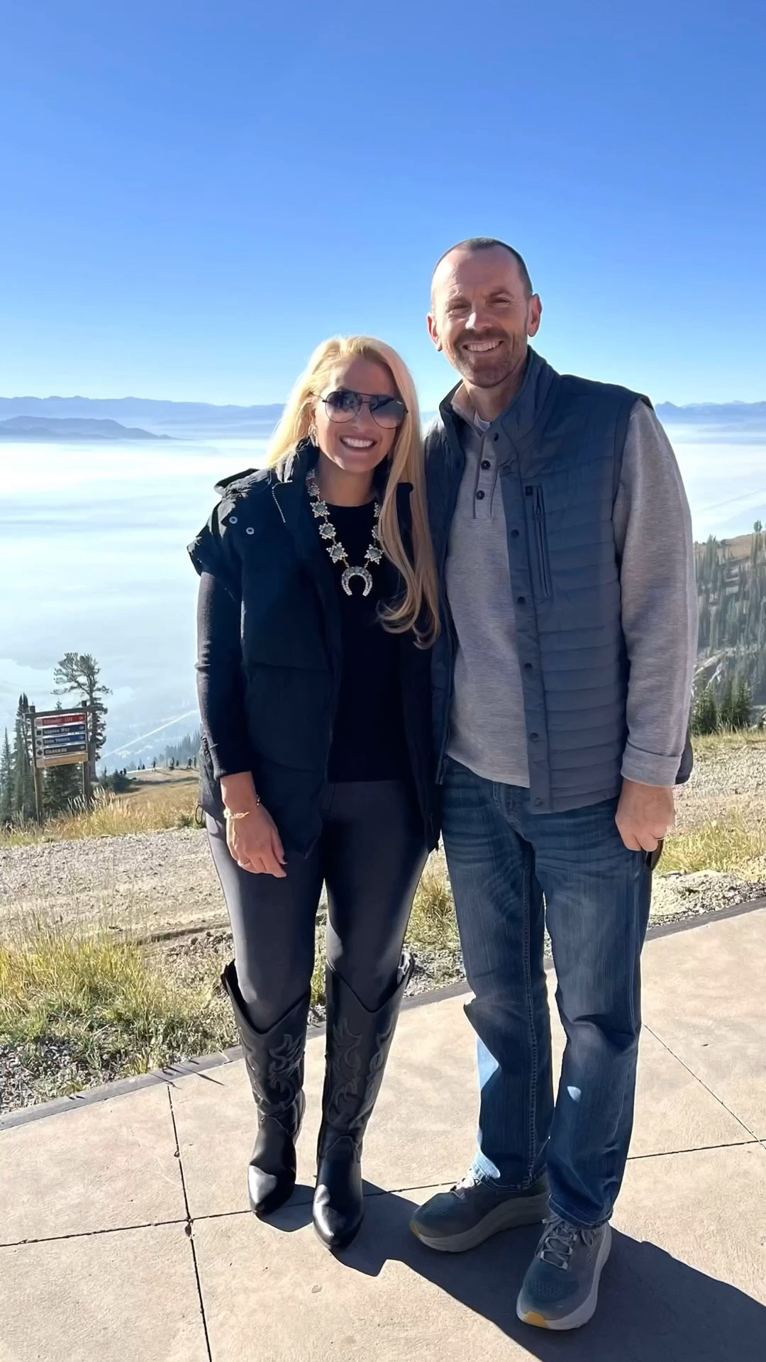 My casual winter look in Jackson Hole Wyoming is so Ski Resort chic! This zip up puffer vest is soooo warm and will be your go to piece in your wardrobe for fall and winter!


 
Puffer Vest medium 
Crewneck sweater small
Faux leather leggings large
Cowboy boots size 10  
Turquoise jewelry (Earrings and Necklace)

#LTKSeasonal #LTKFindsUnder100 #LTKOver40 #LTKActive #LTKSaleAlert #LTKFindsUnder50 #LTKGiftGuide #LTKU #LTKMidsize #LTKTravel #LTKWorkwear #LTKvlog