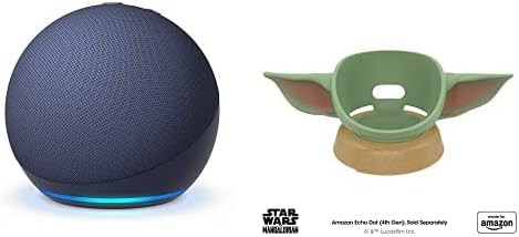 Echo Dot (5th Gen, 2022 release) | Deep Sea Blue, with Made for Amazon, featuring The Mandalorian... | Amazon (US)