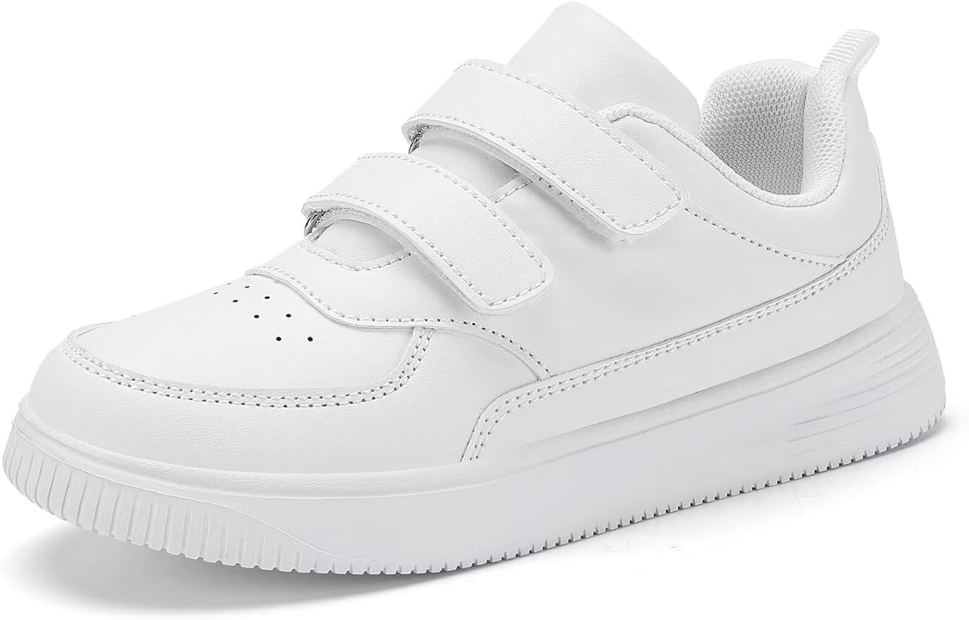 YAVY Unisex-Child Sneakers Boys Girls Running Leather Sneakers Breathable Mesh Athletic Shoes Lig... | Amazon (US)