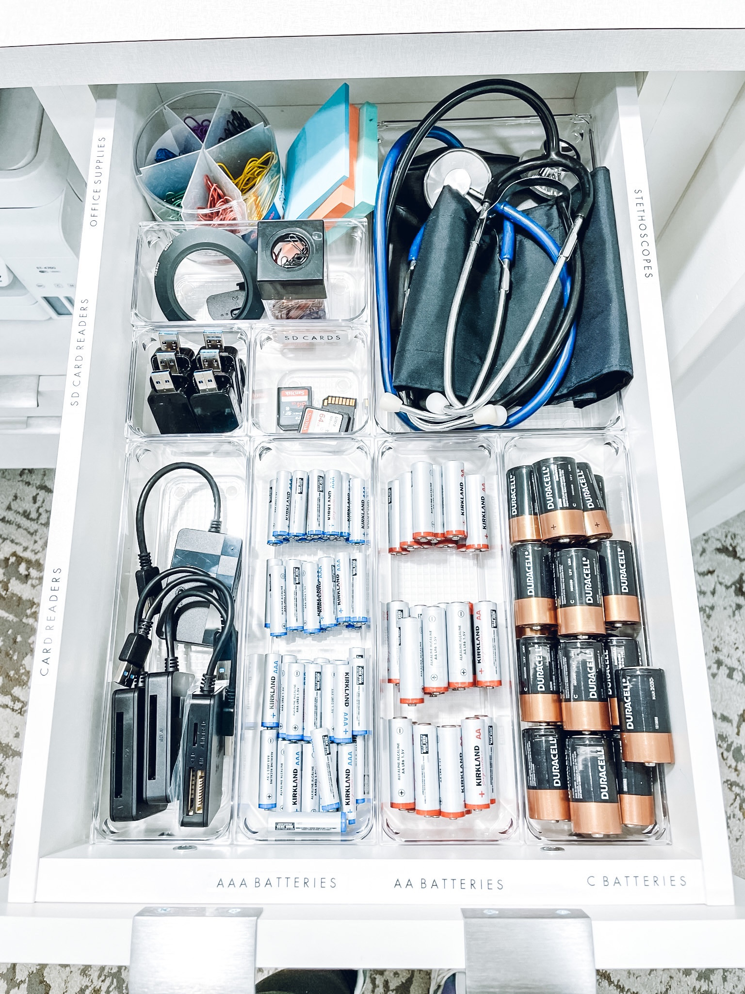 Dental office organization ✨ Everything drawer organizer. 