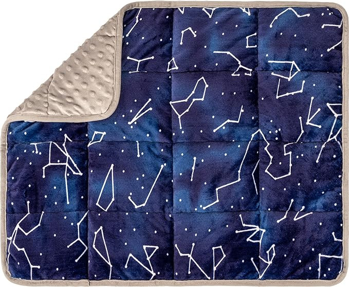 Florensi Weighted Lap Pad - 20" x 23", 7 lb, Blue Constellations - Focus & Calm Sensory Blanket -... | Amazon (US)