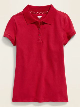 Uniform Pique Polo for Girls | Old Navy (US)