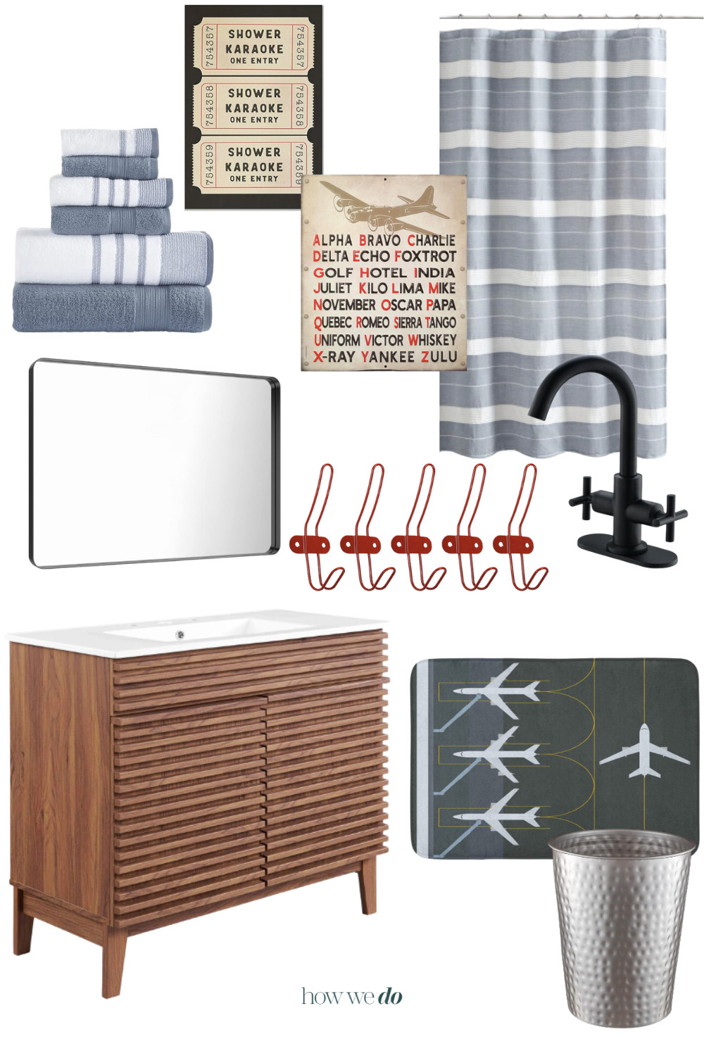 Teen Boy Bathroom Design, Airplane Bathroom, Bathroom Mood Board 

 #LTKHome #LTKStyleTip