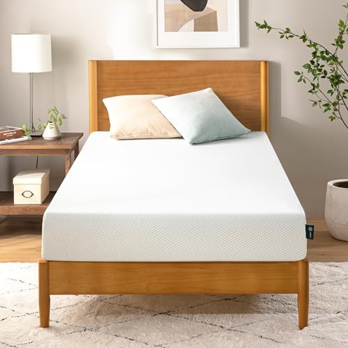 ZINUS 8 Inch Twin Green Tea Memory Foam Mattress [New Version], Fiberglass Free, Medium Firm Feel, Zoned Pressure Relief, Certified Safe Foams & Fabric, Mattress in A Box | Amazon (US)