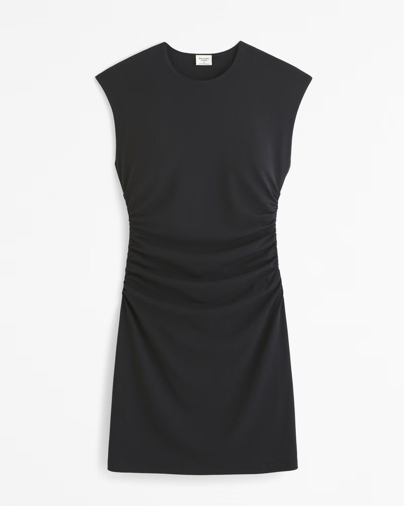 Short-Sleeve Stretch Mini Dress | Abercrombie & Fitch (US)