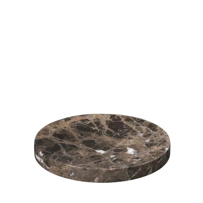 Blomus 65994 0.8 x 7.5 in. Dia. Pesa Marble Tray&#44; Brown - Large | Walmart (US)