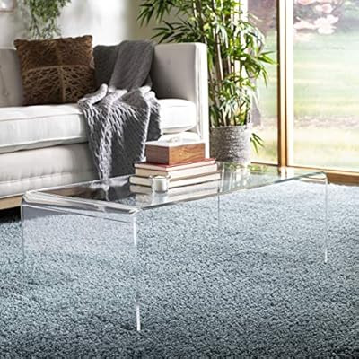 Safavieh Home Collection Atka Coffee Table, Clear | Amazon (US)