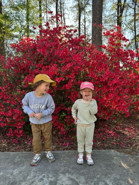 Big fans of the bungee New Balances! So easy for the kids to put on!