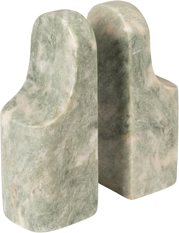 Bloomingville Marble Bookend, Green | Amazon (US)