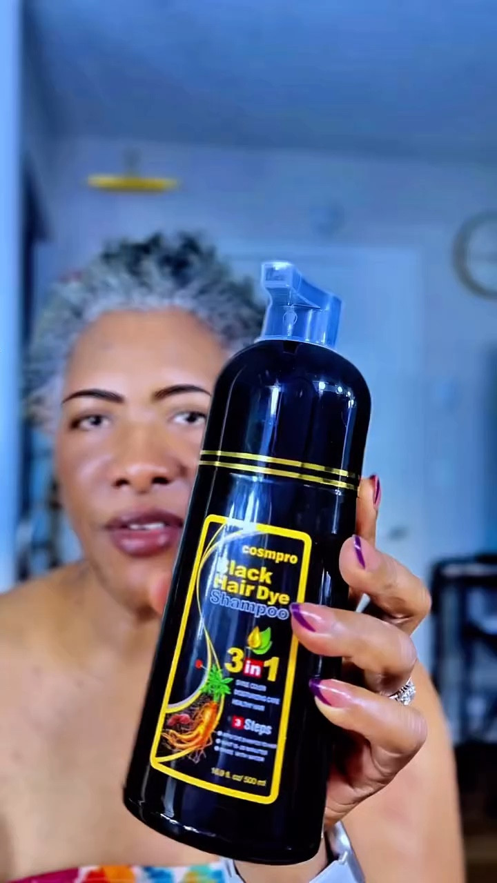 My Grays are getting covered up! This hair dyed shampoo does what it says! I love the outcome.

I linked it on my on my LTK page, or comment BLACKHAIR and I will send you the link!

pixie cut, Black hair, beauty, summer hairstyle, over50, shorthair