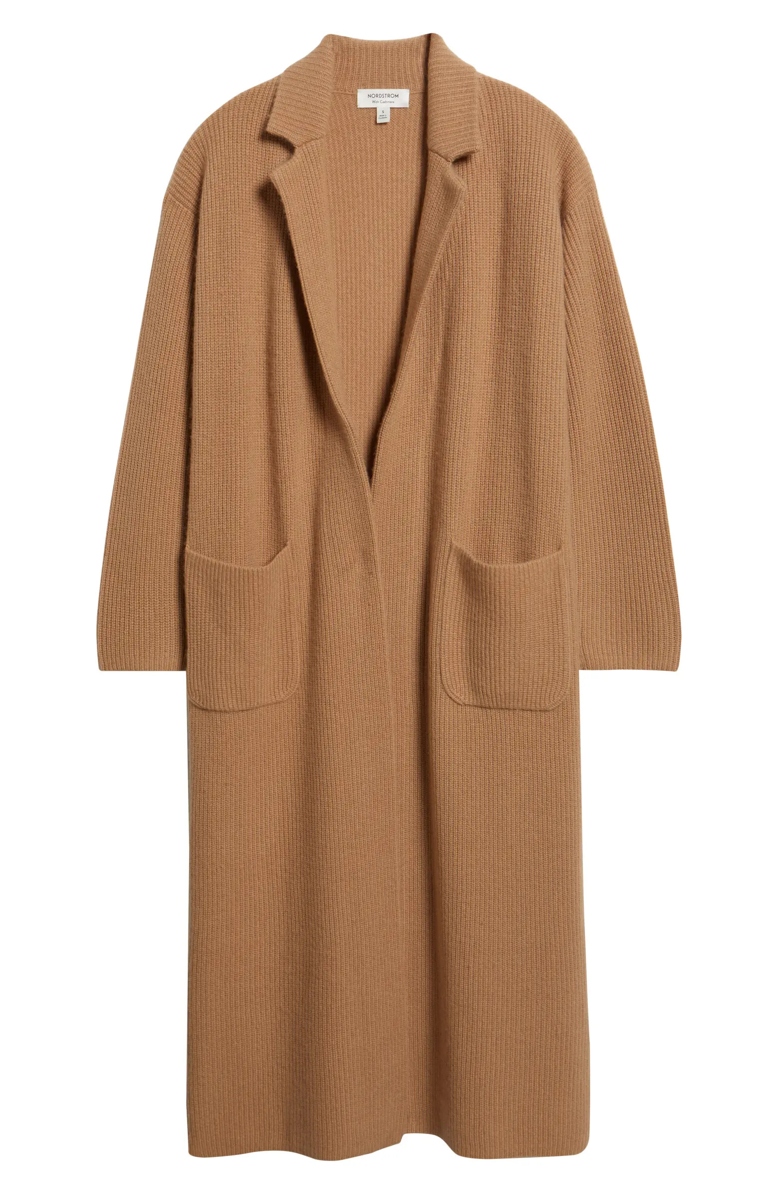 Wool & Cashmere Longline Cardigan | Nordstrom