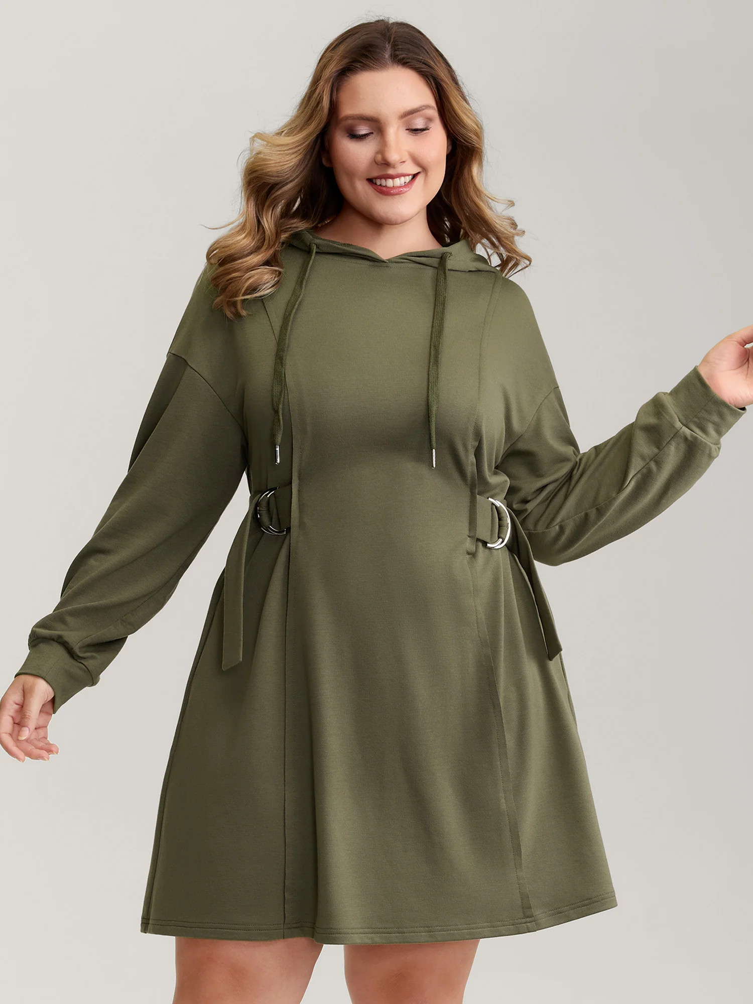 Supersoft Adjustable Waist Flowy Mini Dress | Bloomchic