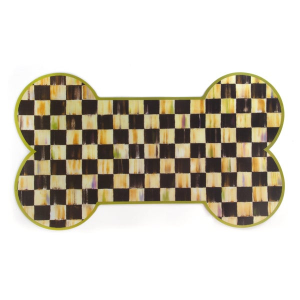 MacKenzie-Childs Courtly Check Pup Placemat | MacKenzie-Childs