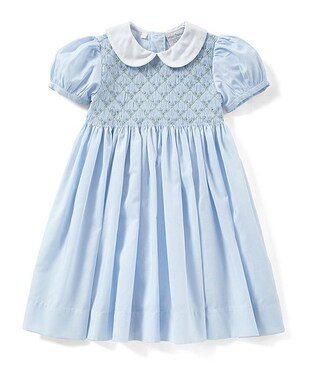 Baby Girls 12-24 Months Floral Printed Smocked Dress | Dillard's