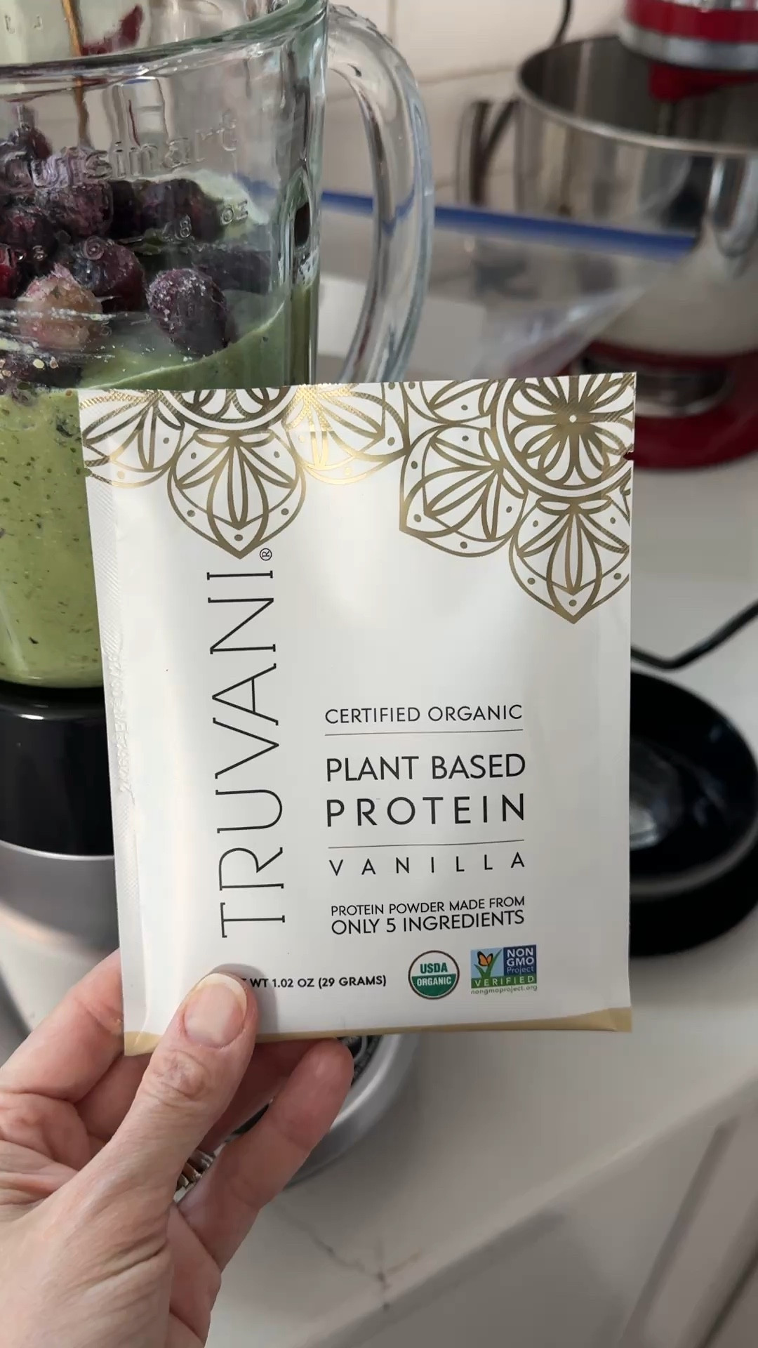 Tried this plant based protein today in our smoothies & it was good! I like that it uses clean, organic ingredients & I feel good giving it to my kids! 

#LTKWatchNow #LTKHome