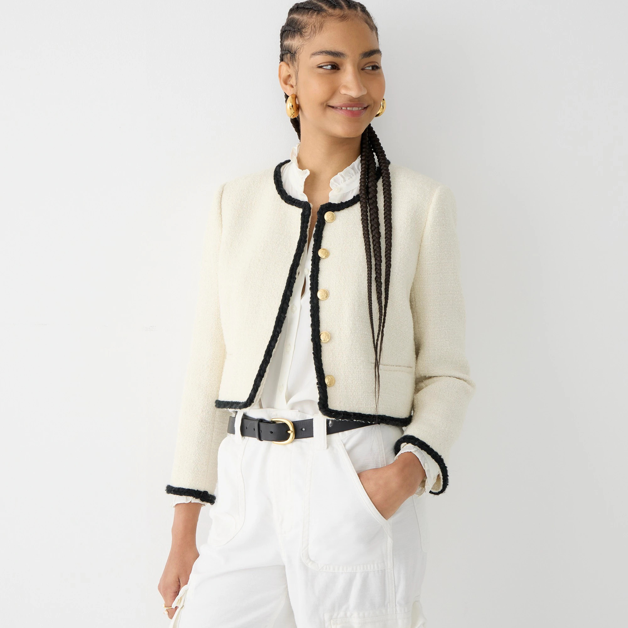 Louisa lady jacket in maritime tweed | J. Crew US