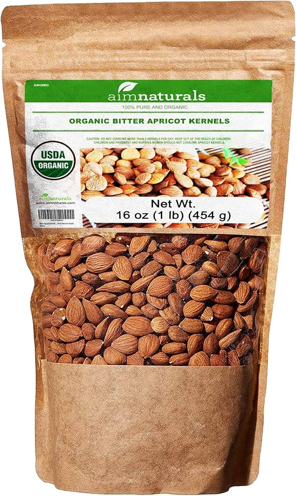 Bitter Apricot Kernels Organic Raw (1LB) -100% USDA Organic Certified – Product of Turkey | Amazon (US)