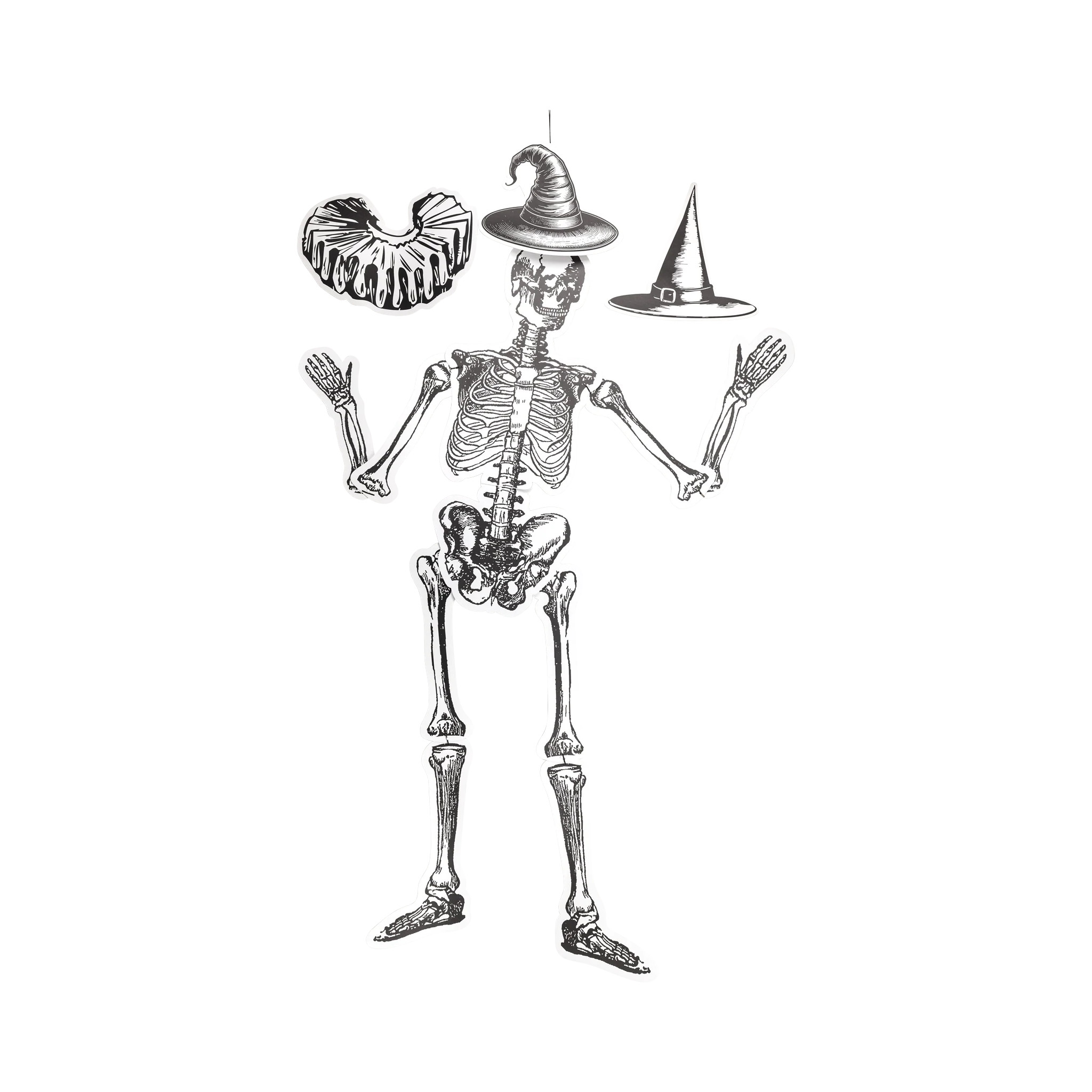 Dancing Large Scale Paper Skeletons | My Mind's Eye