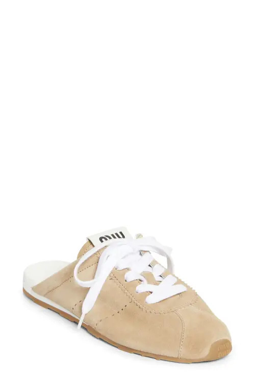 Miu Miu Sneaker Mule in Deserto at Nordstrom, Size 9.5Us | Nordstrom