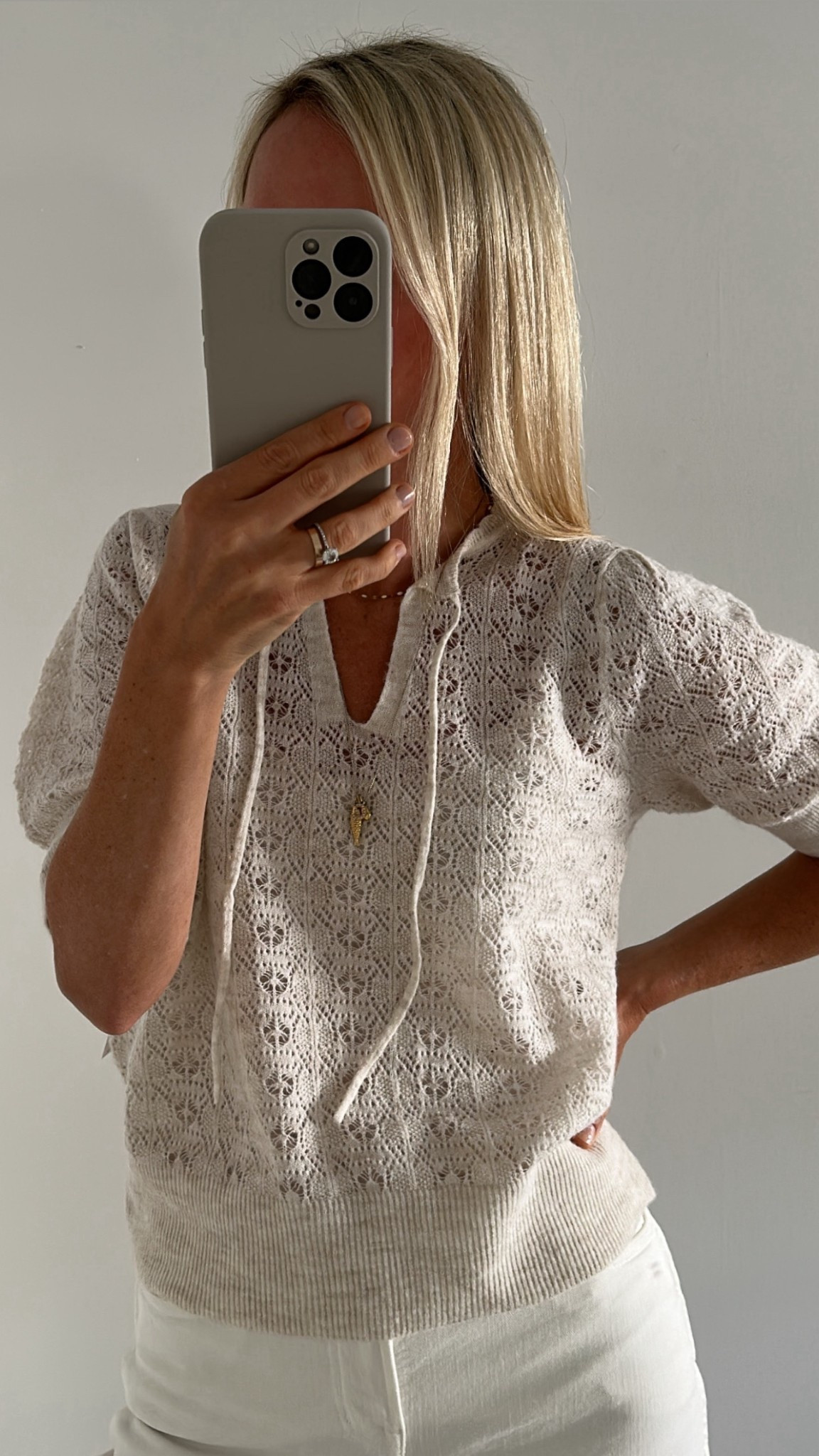 sweet little sweater 🤍 wearing a small 

#LTKStyleTip #LTKFindsUnder50