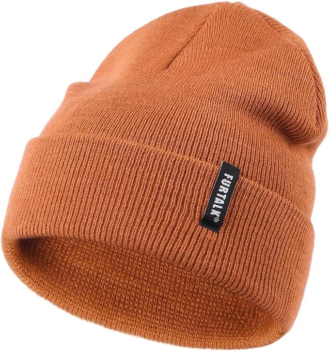 FURTALK Toddler Beanie for Boys Girls Baby Kids Beanies Knit Winter Hats | Amazon (US)