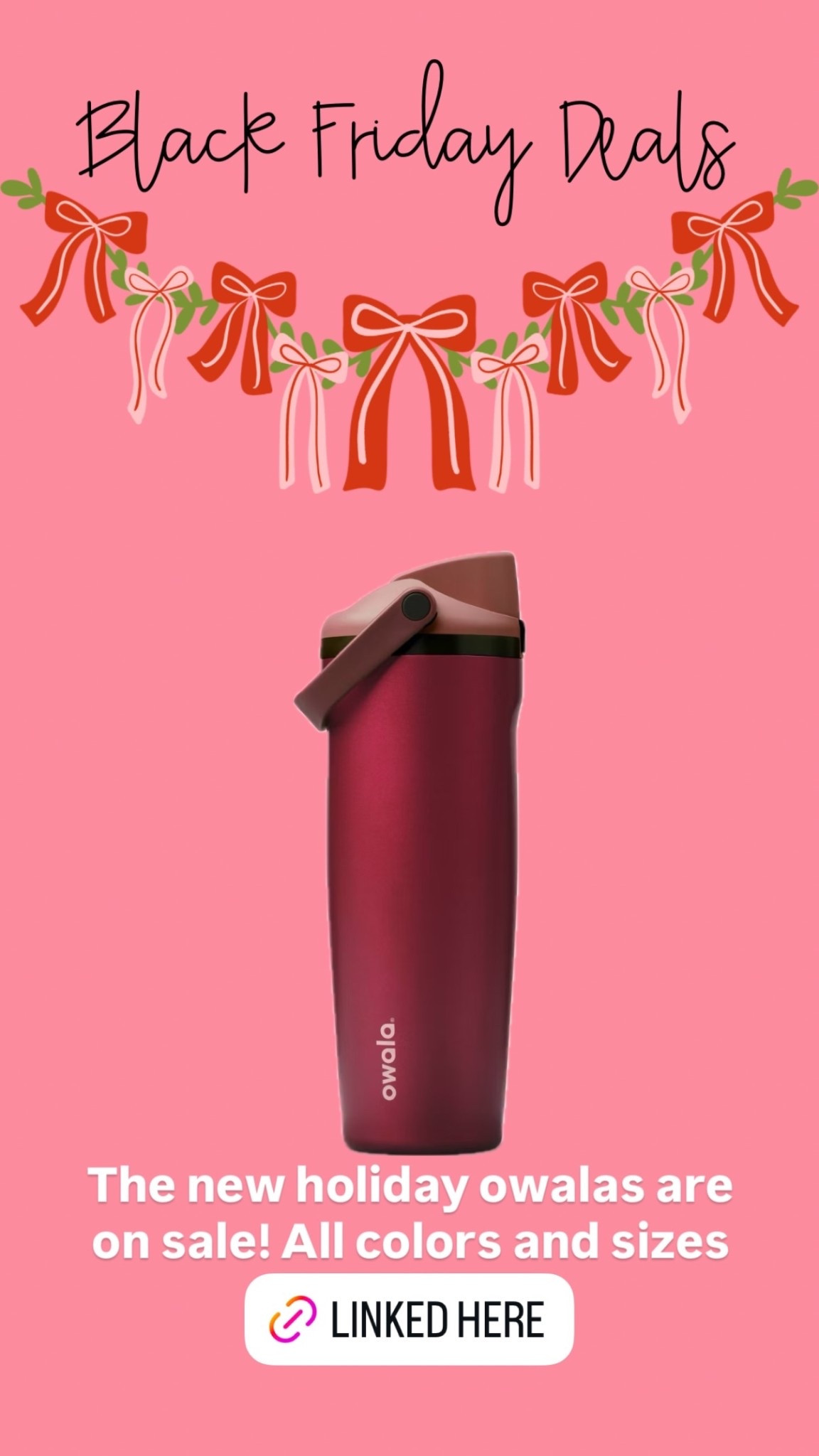 The new holiday owalas are on sale! All colors and sizes