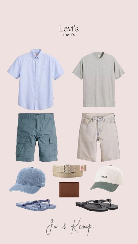 Levi’s men’s summer style! 

Shorts, t-shirt, hat, belt, wallet, sandals 

#LTKShoeCrush #LTKFindsUnder100 #LTKMens