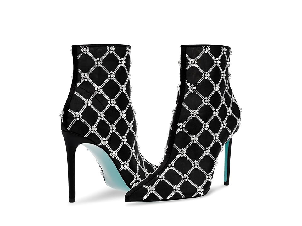 Blue by Betsey Johnson Larkk Women's Boots Black : 7.5 M, Rubber/Synthetic | Zappos