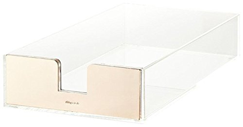 kate spade new york Acrylic Letter Tray, Gold | Amazon (US)