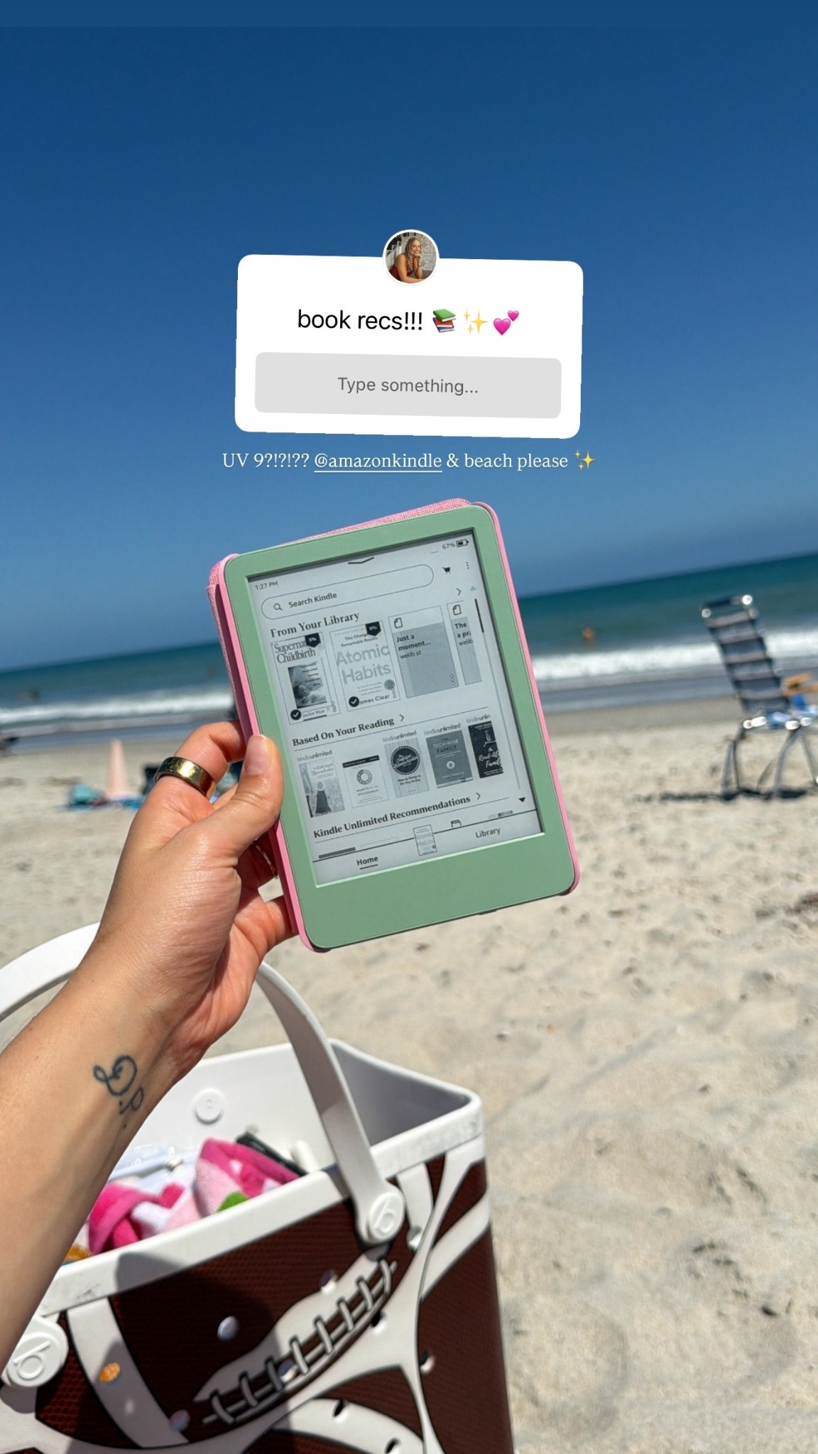 UV 9?!?!?? @amazonkindle & beach please ✨

#LTKTravel #LTKSwim #LTKSpringSale