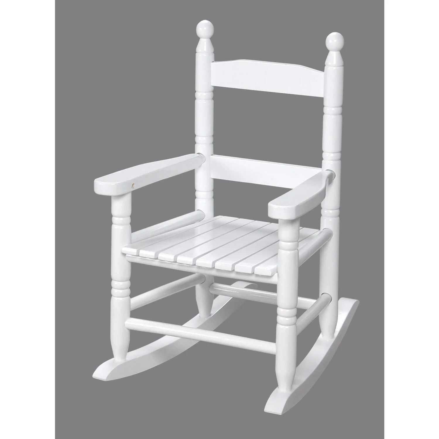 Gift Mark Childs Double Slat Back Rocking Chair White | Walmart (US)