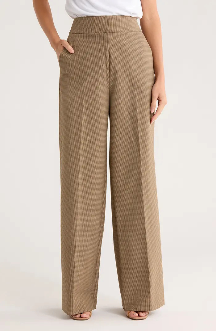 Calvin Klein Check Straight Leg Pants | Nordstromrack | Nordstrom Rack