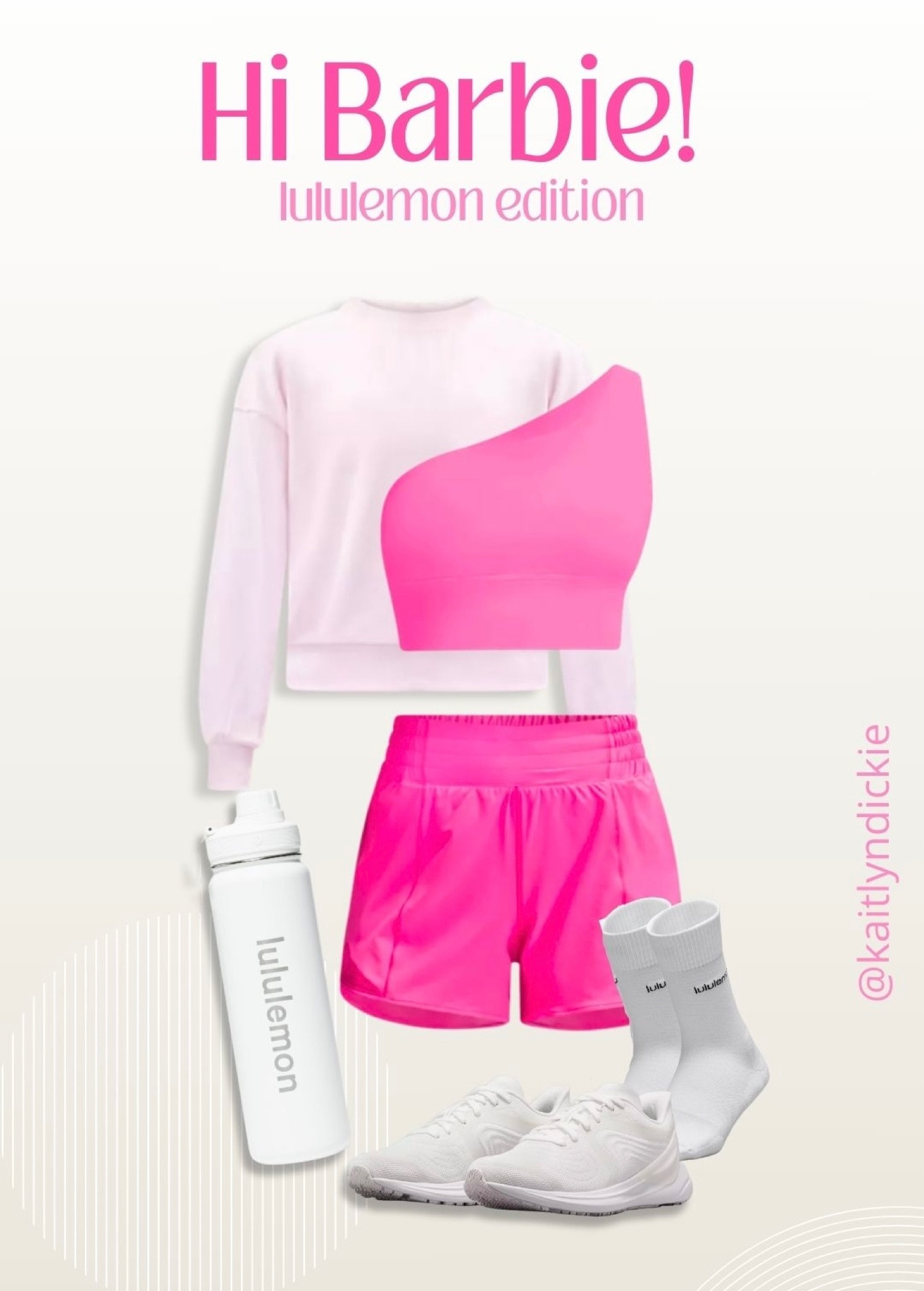 Barbie x lululemon outfit inspo! Check out my ‘Hi Barbie’ product set for more inspo in loungewear, workout gear, bikinis and more! 💕

#LTKfindsunder100 #LTKfitness #LTKstyletip