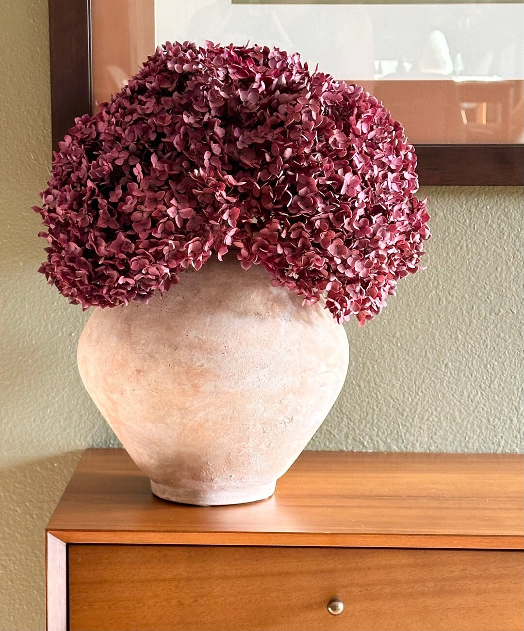 Preserved Large Plum Berry Hydrangea - Etsy | Etsy (US)