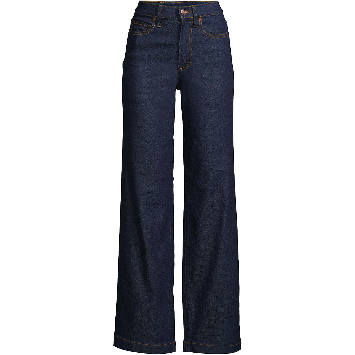Women's Recover High Rise Wide Leg Blue Jeans | Lands' End (US)
