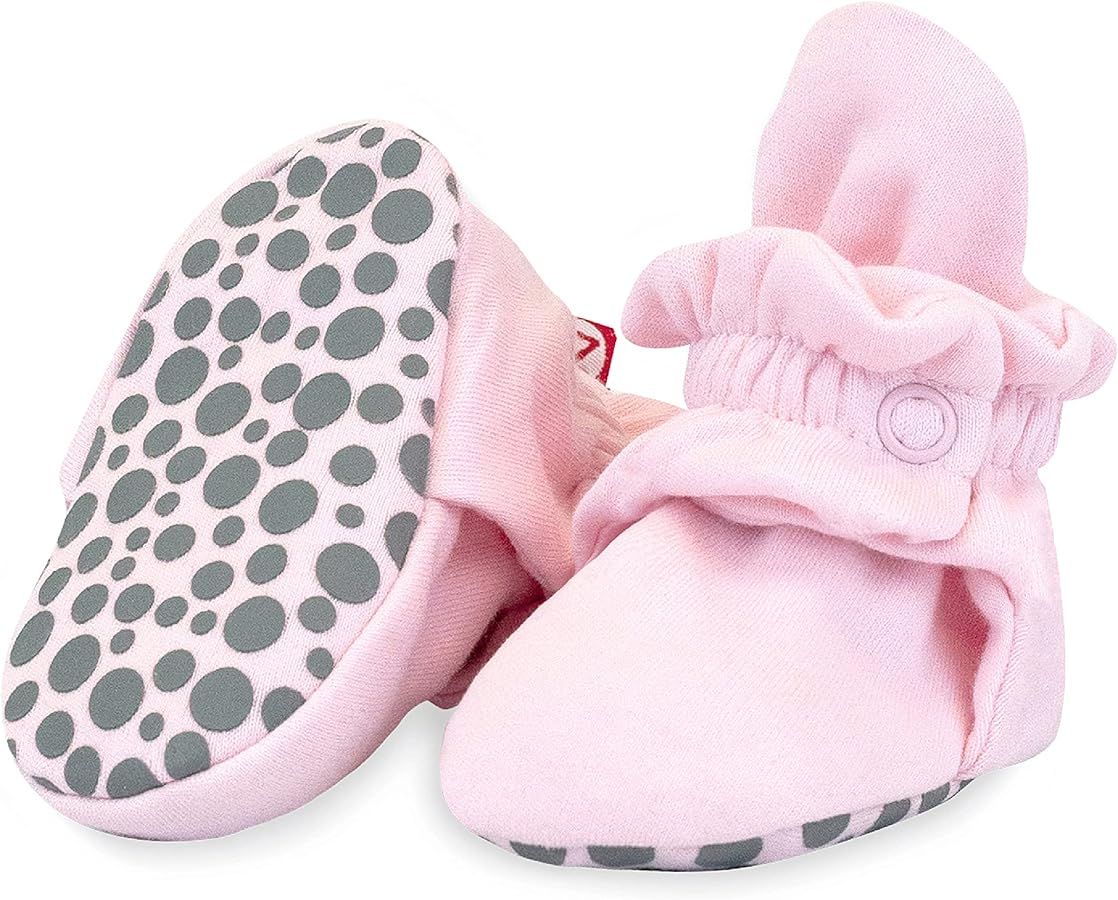 Zutano Unisex Organic Cotton Baby Booties With Gripper Soles | Amazon (US)