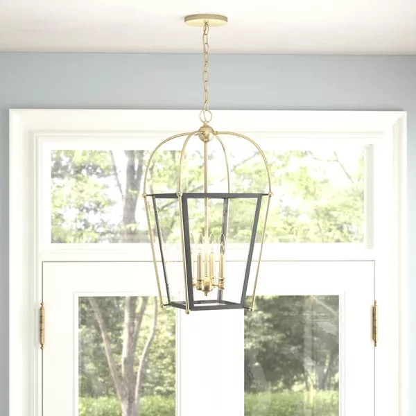 4 light lantern on sale geometric pendant