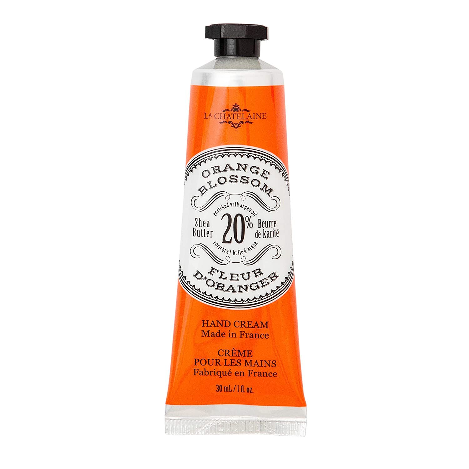 La Chatelaine 20% Shea Butter French Hand Cream, Orange Blossom Travel Size 1oz | Amazon (US)