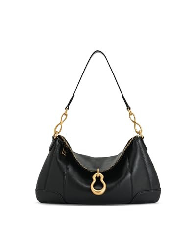 JW PEI Women's Jayla Metal Pendant Embellished Shoulder Bag - Black | Amazon (US)