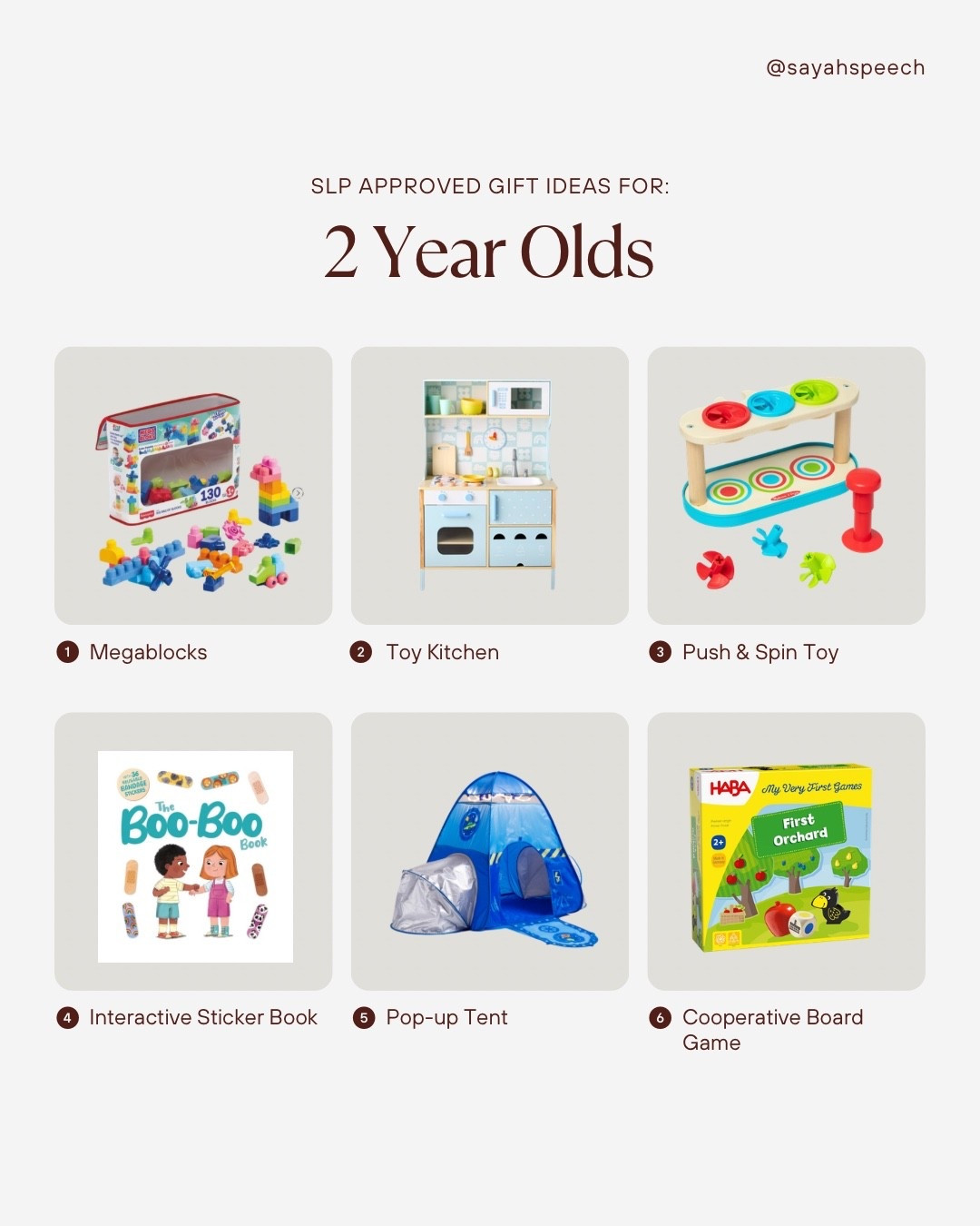 Looking for fun gifts that support your toddlers development? I’ve got you! These toys were thoughtfully selected by a pediatric speech language pathologist! 

#LTKGiftGuide #LTKKids #LTKFamily