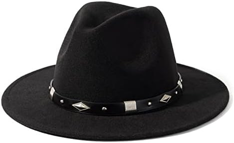 Lisianthus Women Belt Buckle Fedora Hat | Amazon (US)