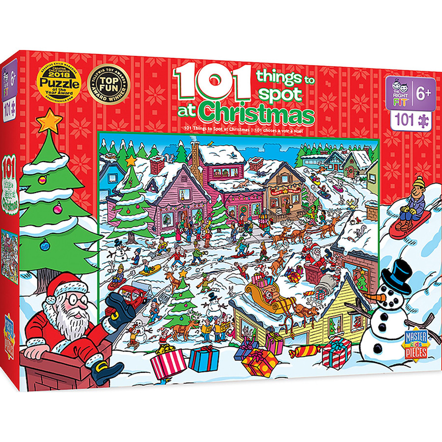 101 Things to Spot at Christmas - 101 pc | Fat Brain Toys