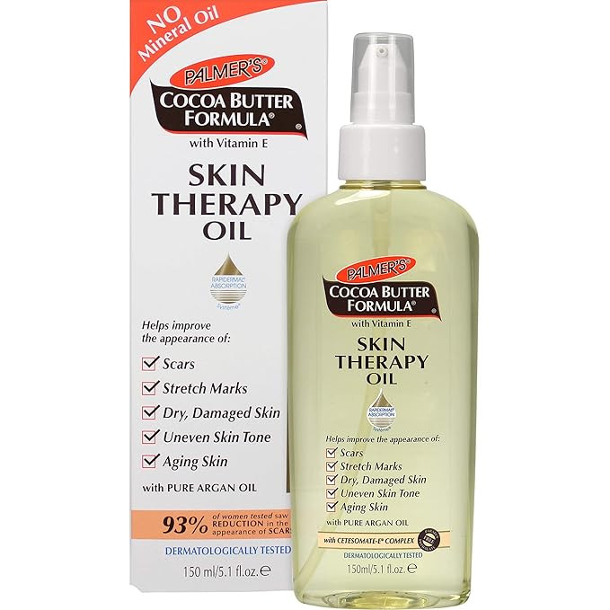 Palmer's Cocoa Butter Formula Skin Therapy Moisturizing Body Oil with Vitamin E, 5.1 Ounces | Amazon (US)