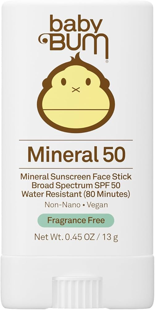 Sun Bum Baby Bum Mineral SPF 50 Sunscreen Stick - Hawaii 104 Act Compliant (Without Octinoxate & ... | Amazon (US)